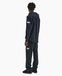 Flâneur Flaneur Hoodie Atelier Zwart*Heren Truien