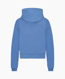 Flâneur Flaneur Hoodie Floral Watercolor Zip Up Blauw*Heren Truien