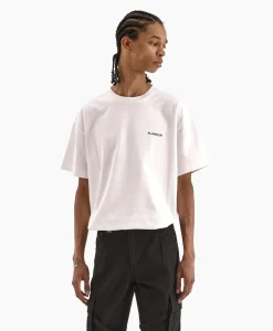 Flâneur Flaneur T-Shirt Korte Mouw Essential Wit*Heren T-Shirts