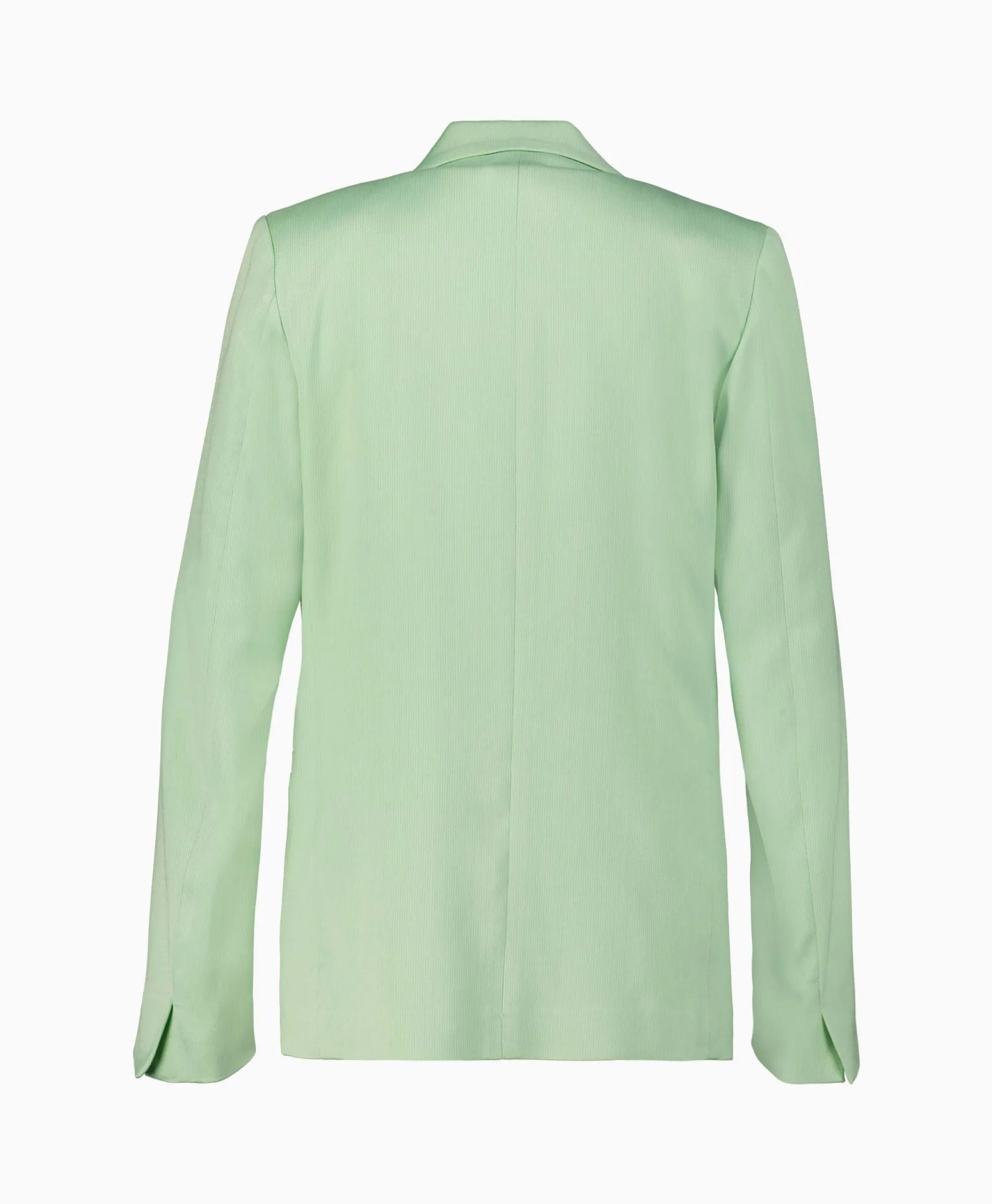 Forte_forte Blazer Slubbed Viscose Cotton Licht Groen*Dames Blazers