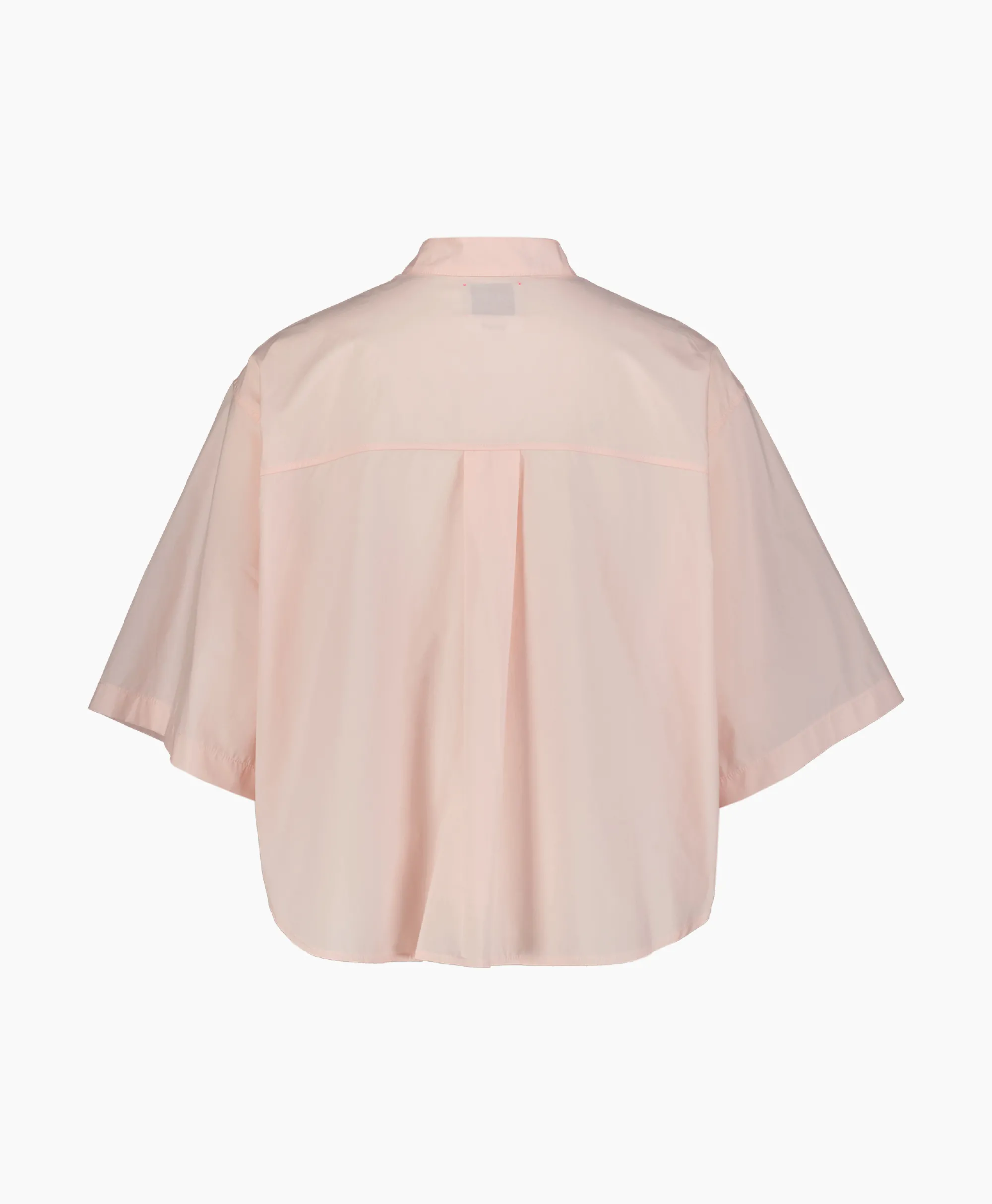 Forte_forte Blouse Bci Cotton Popeline Half Sleeves Rose*Dames Blouses