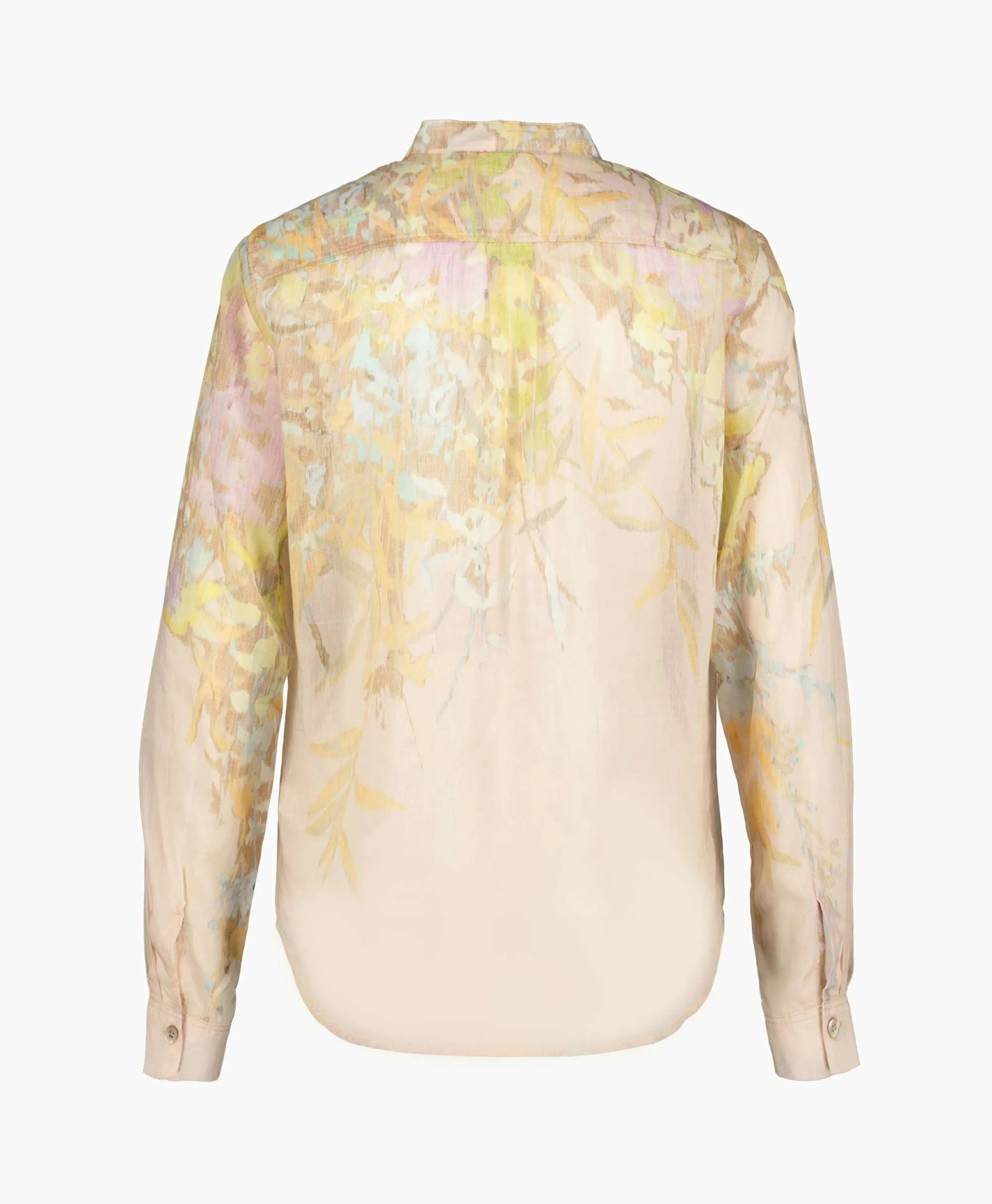 Forte_forte Blouse Heaven Print Cotton Silk Voile Grandfather Rose*Dames Blouses