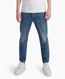 Golden Goose Broek Golden M's Happy Medium Stone Washed Blauw*Heren Broeken