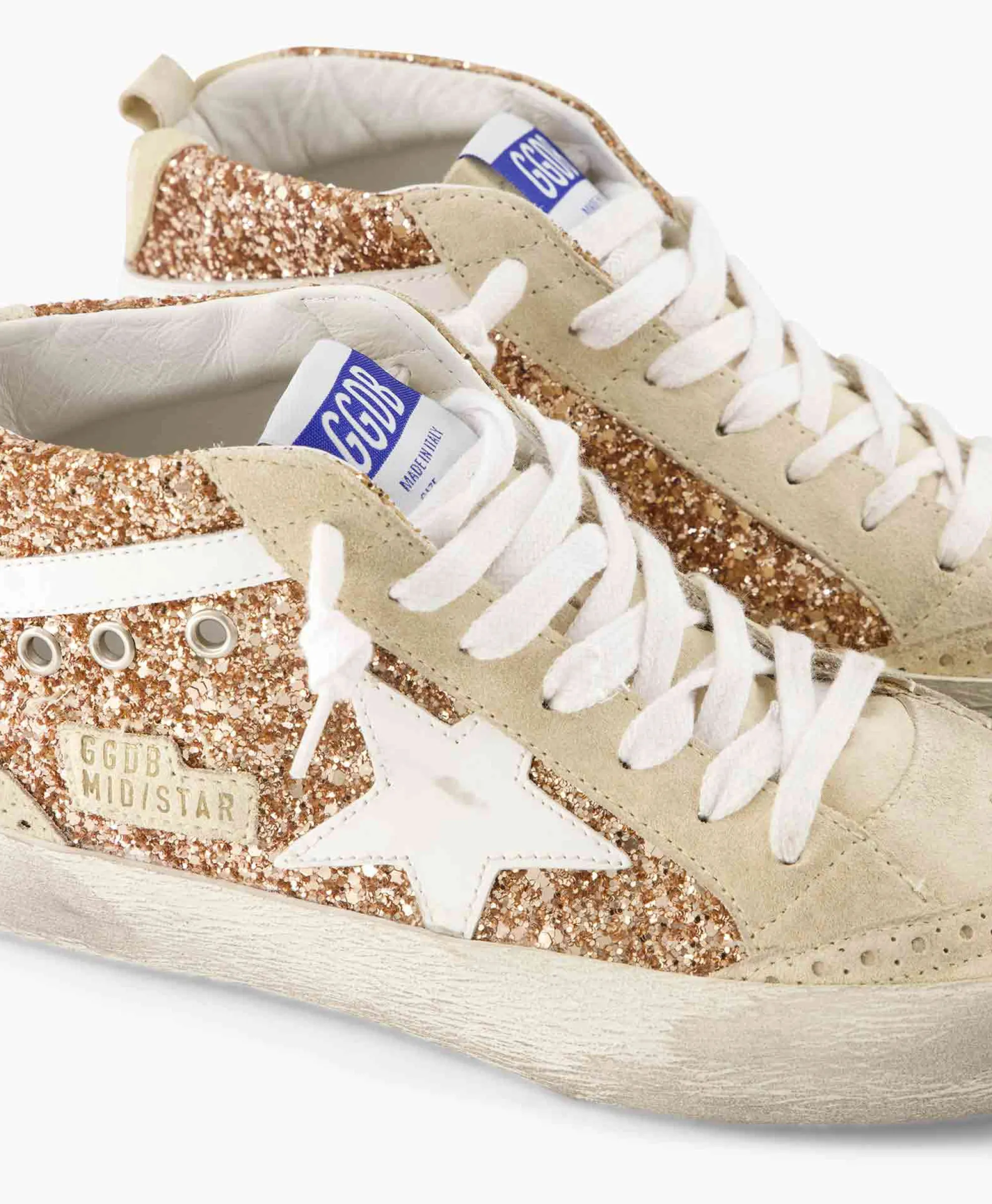 Golden Goose Sneaker Mid Star Rose*Dames Sneakers