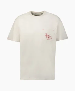 Golden Goose T-Shirt Journey M's Regularwit*Heren T-Shirts