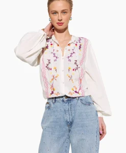 Harper & Yve Harper & Yve Blouse Hailey-Ls Ecru*Dames Blouses