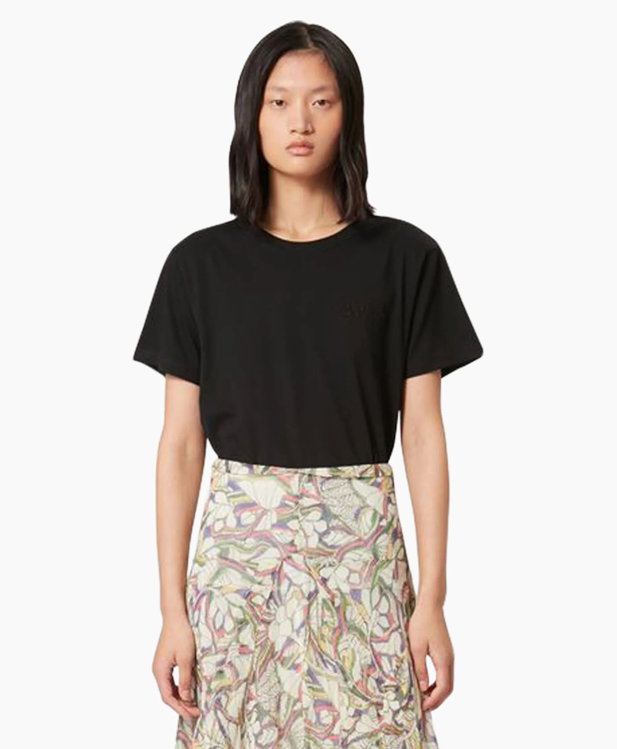 Isabel Marant T-Shirt Korte Mouw Vidal-Gz Zwart*Dames T-Shirts & Tops