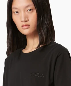 Isabel Marant T-Shirt Korte Mouw Vidal-Gz Zwart*Dames T-Shirts & Tops