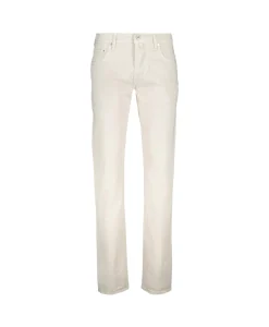 Jacob Cohen Broek Bard Off White*Heren Broeken
