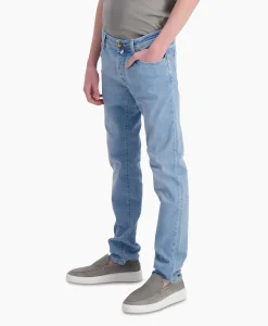 Jacob Cohen Jeans 5 Pkt Super Slim Fit Nick Blauw*Heren Broeken