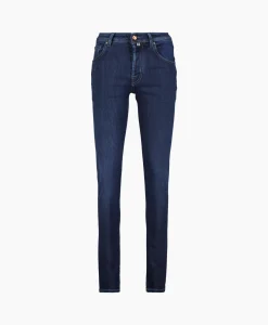 Jacob Cohen Jeans 5-Pocket Nick Slim Donker Blauw*Heren Broeken