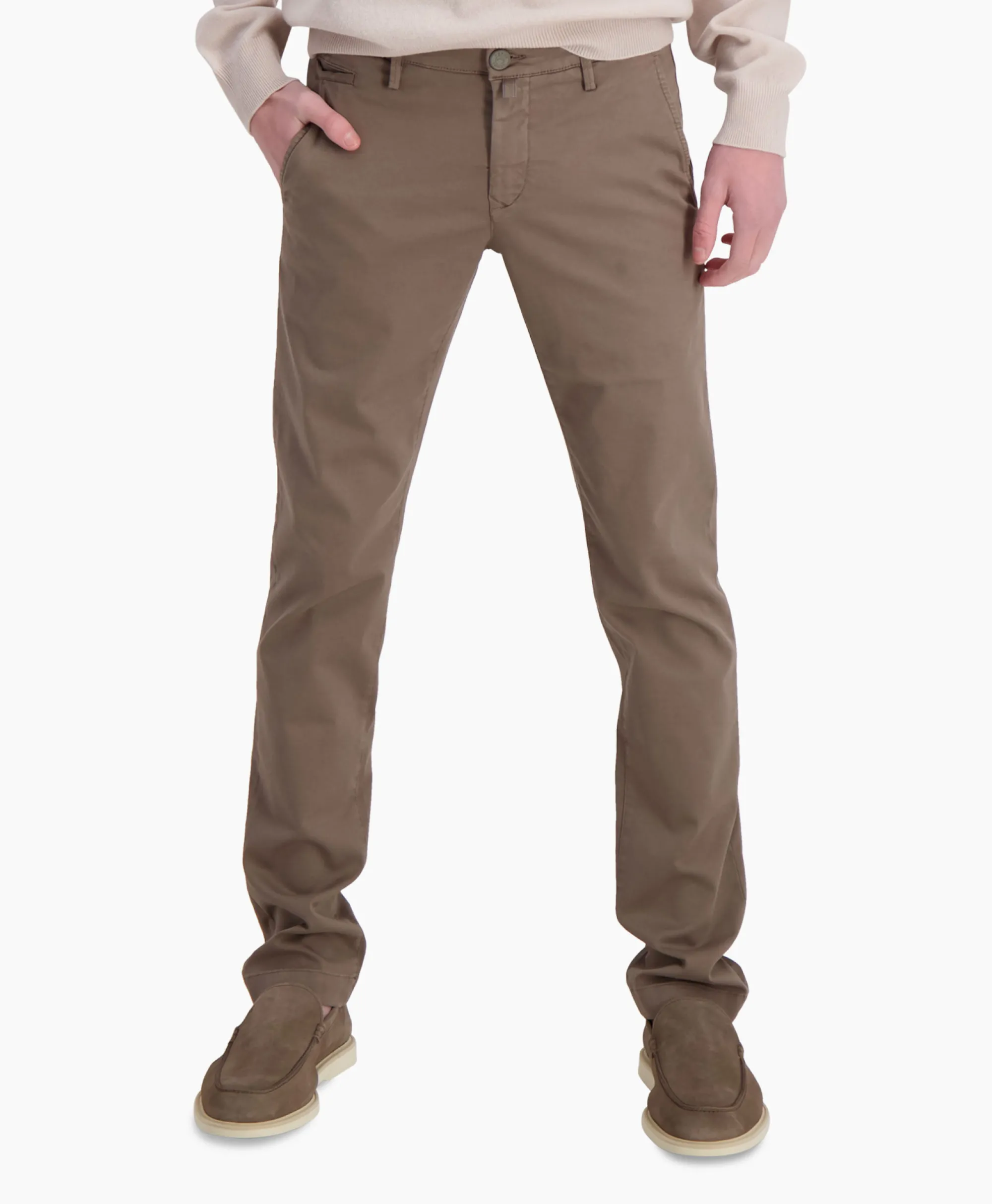 Jacob Cohen Pantalon Slim Fit Bobby Grijs*Heren Broeken