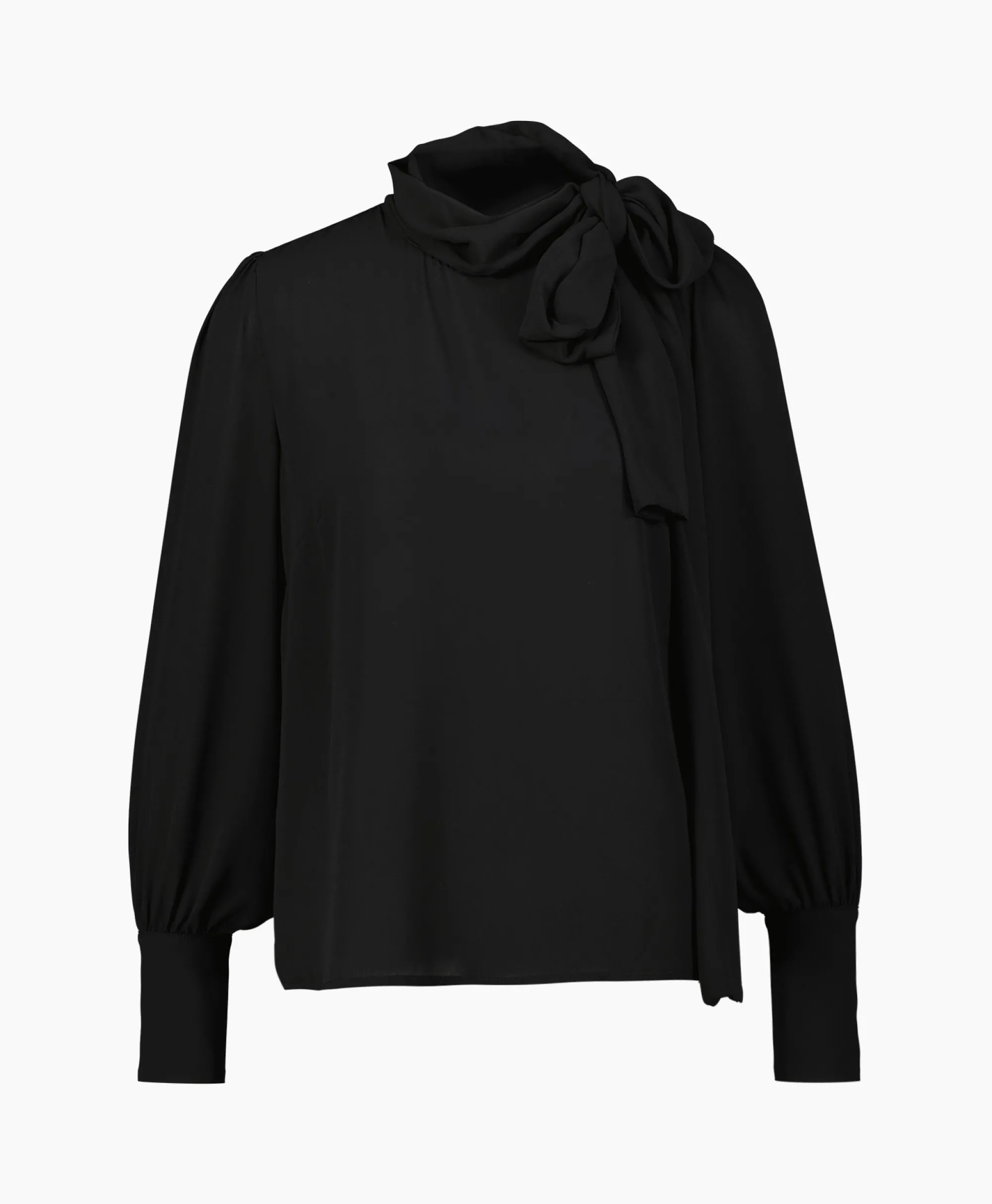 Liu Jo Blouse Ecs Tunica C/Fiocco Zwart*Dames Blouses