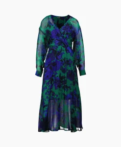 Liu Jo Maxi Jurk Scollo A V Blauw*Dames Jurken