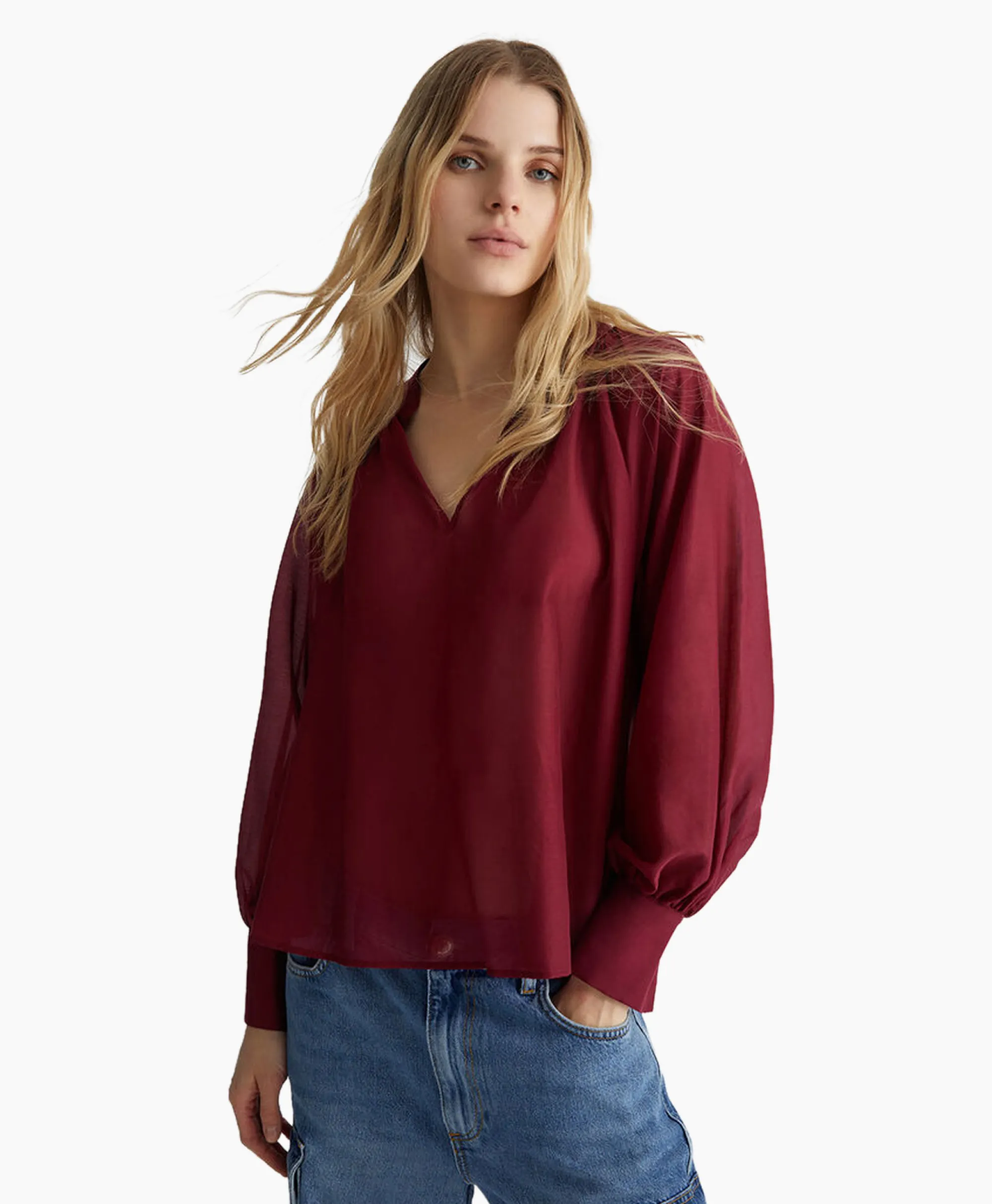 Liu Jo Tuniek Tunica Arricciata Rood*Dames Tunieken