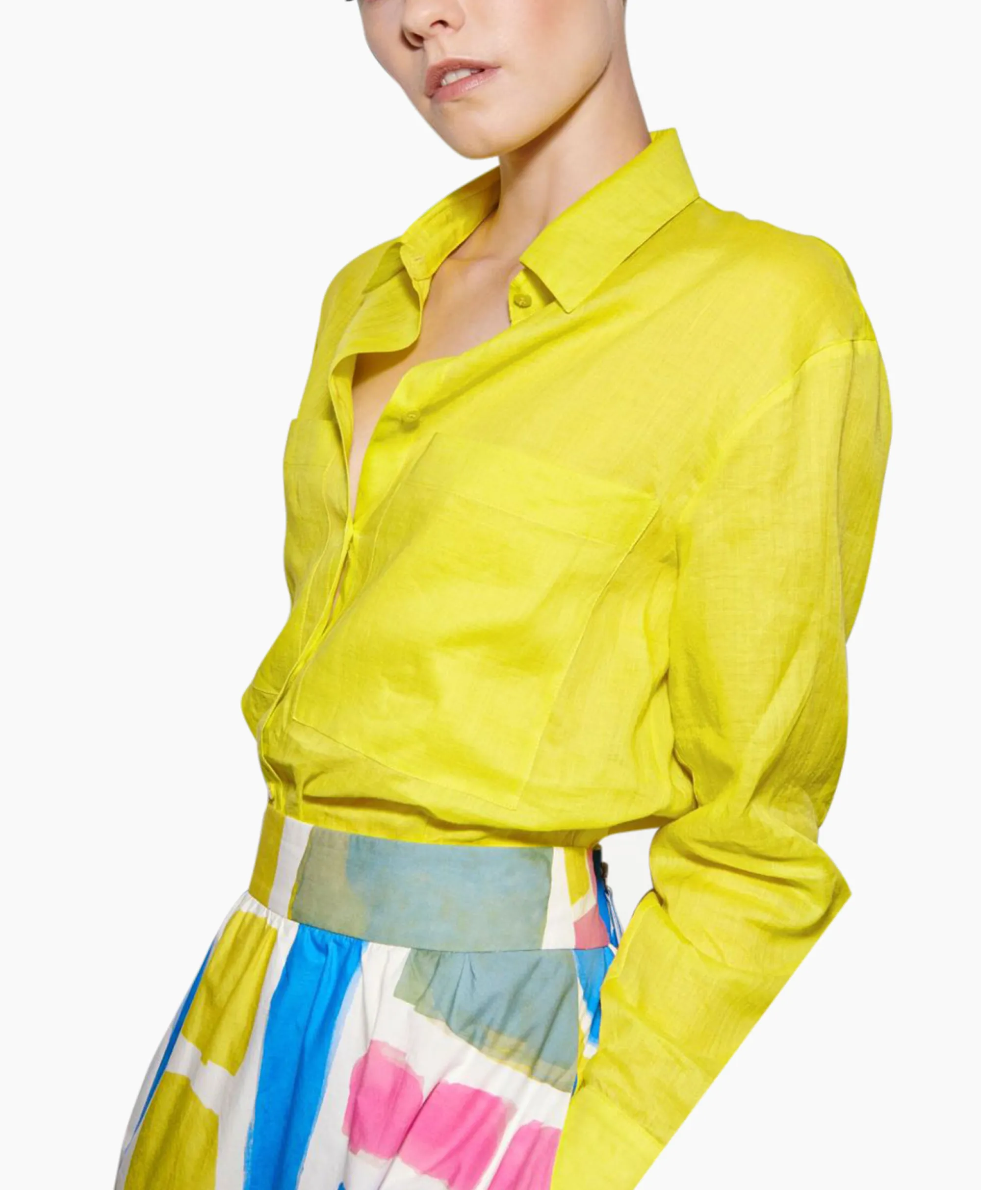 Luisa Cerano Blouse 298331/3500-0 Geel*Dames Blouses