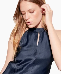 Luisa Cerano Mini Jurk 798476/3596-0 Donker Blauw*Dames Jurken