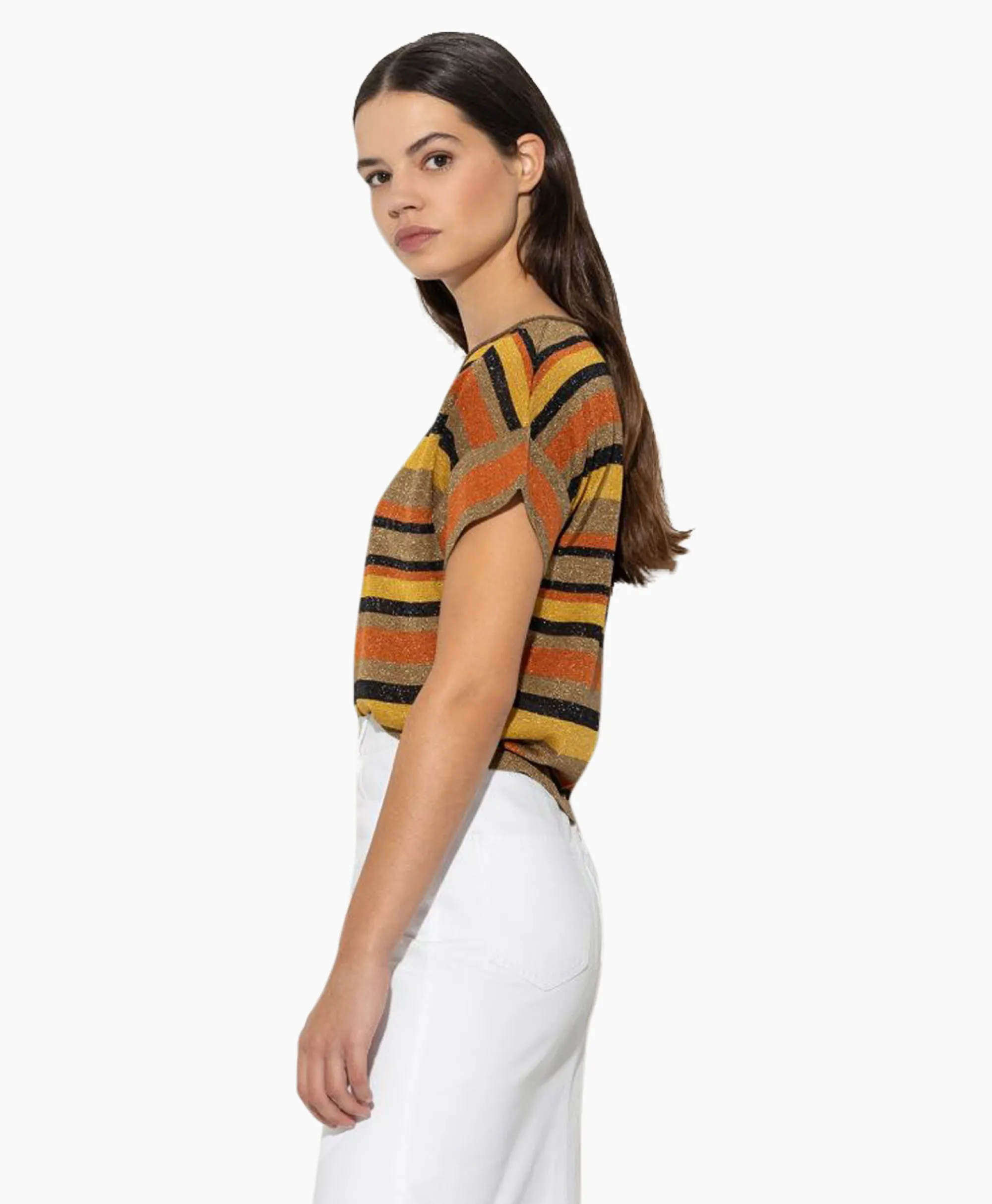 Luisa Cerano Pullover 198502/5234-0 Bruin*Dames T-Shirts & Tops