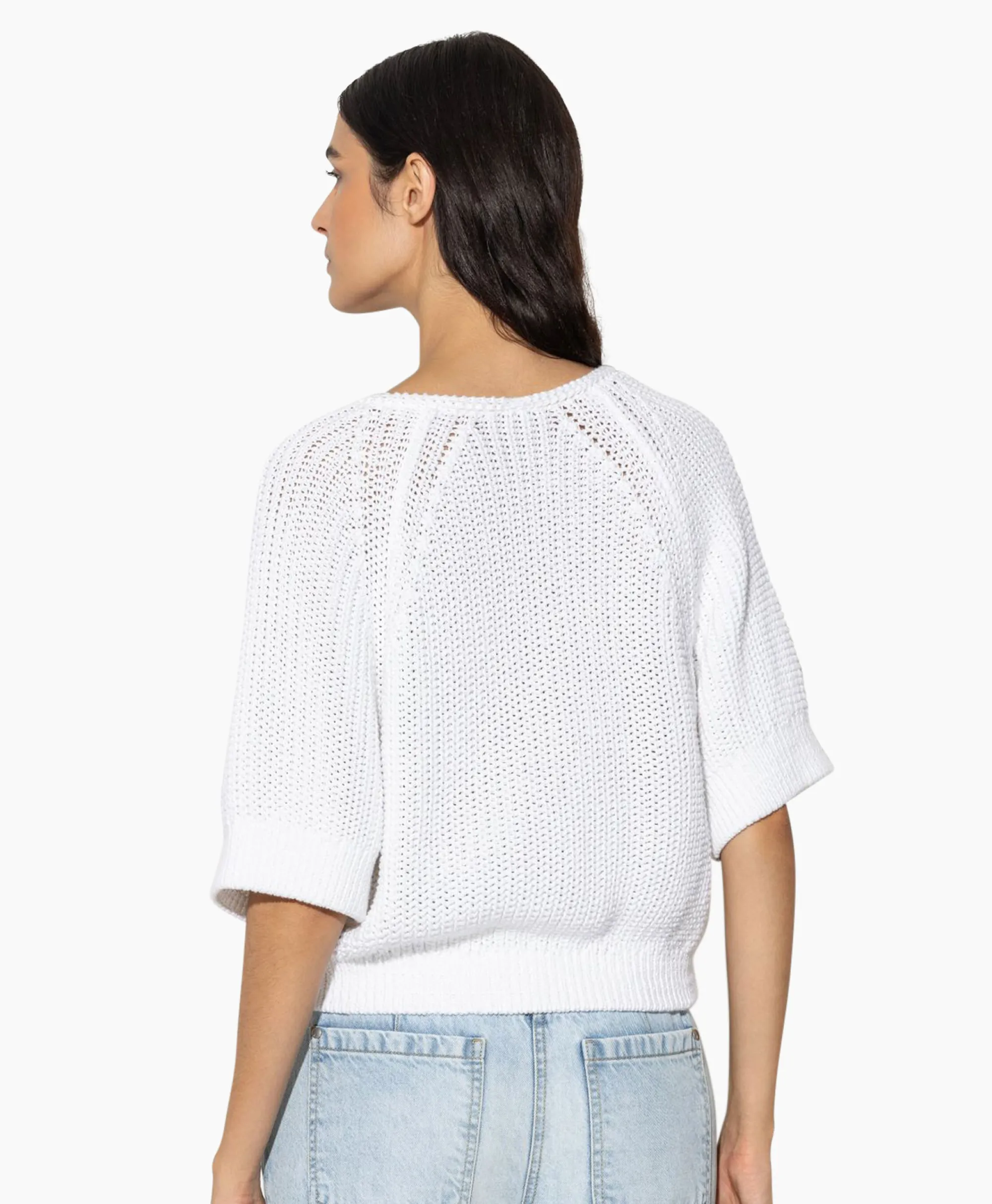 Luisa Cerano Pullover 198409/5856-0 Wit*Dames T-Shirts & Tops