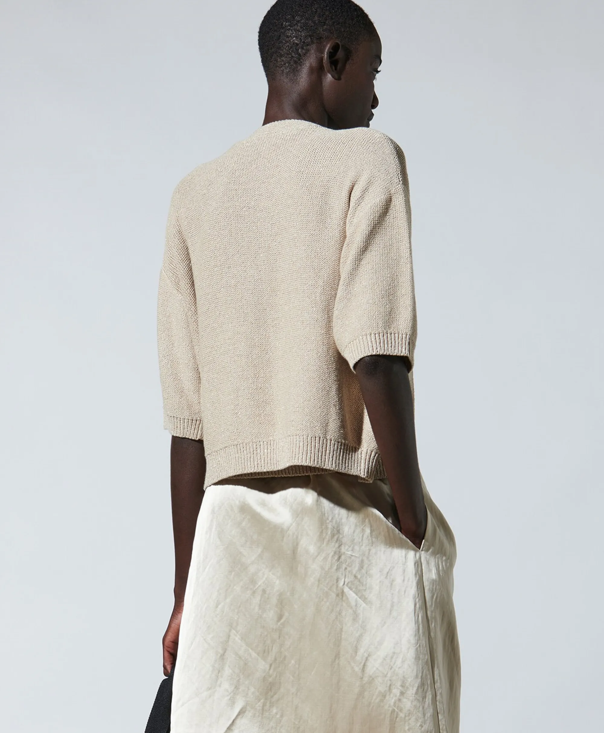 Luisa Cerano Sweater 478307/5894-0 Taupe*Dames Vesten