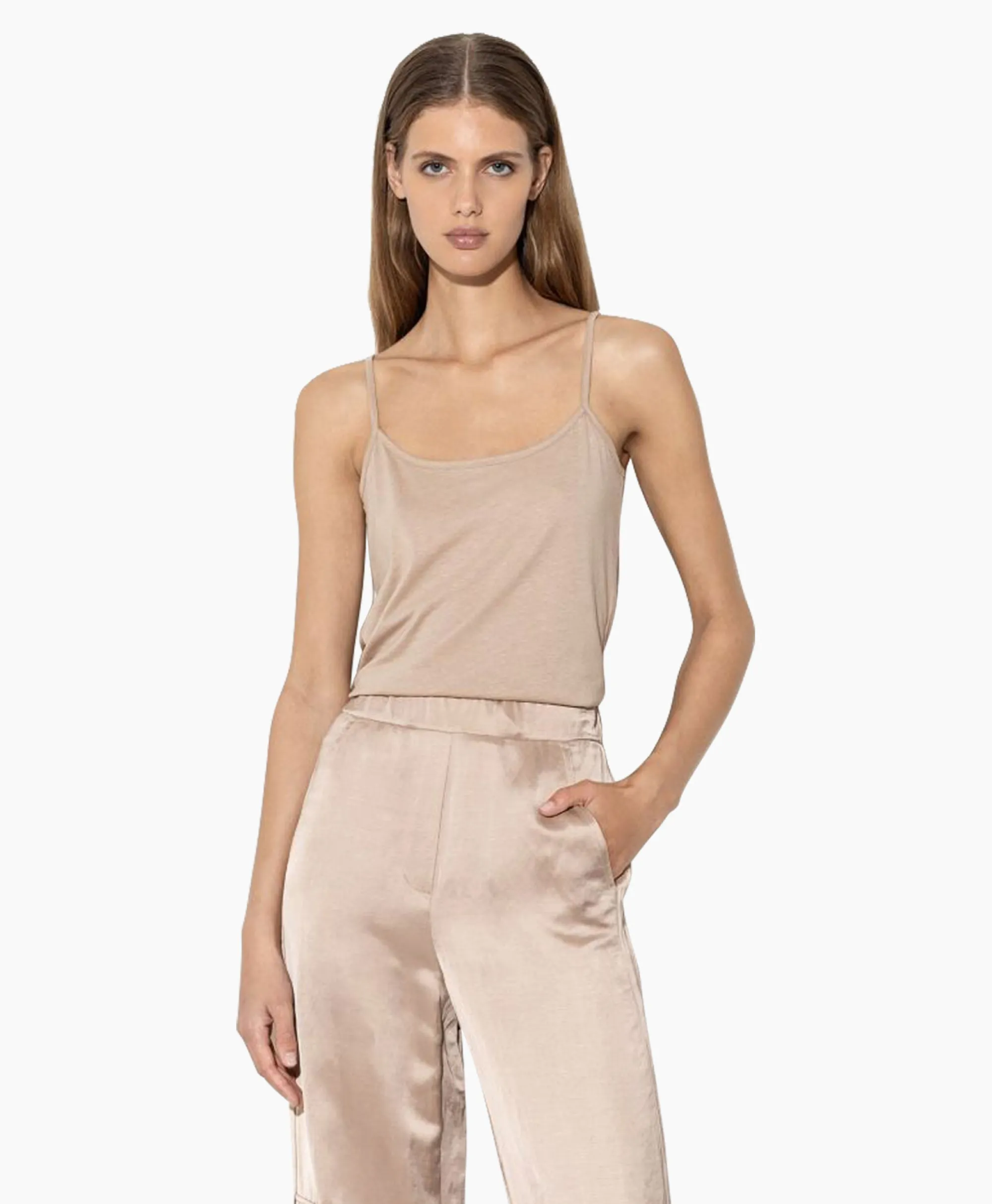 Luisa Cerano Top 398873/7769-0 Beige*Dames T-Shirts & Tops