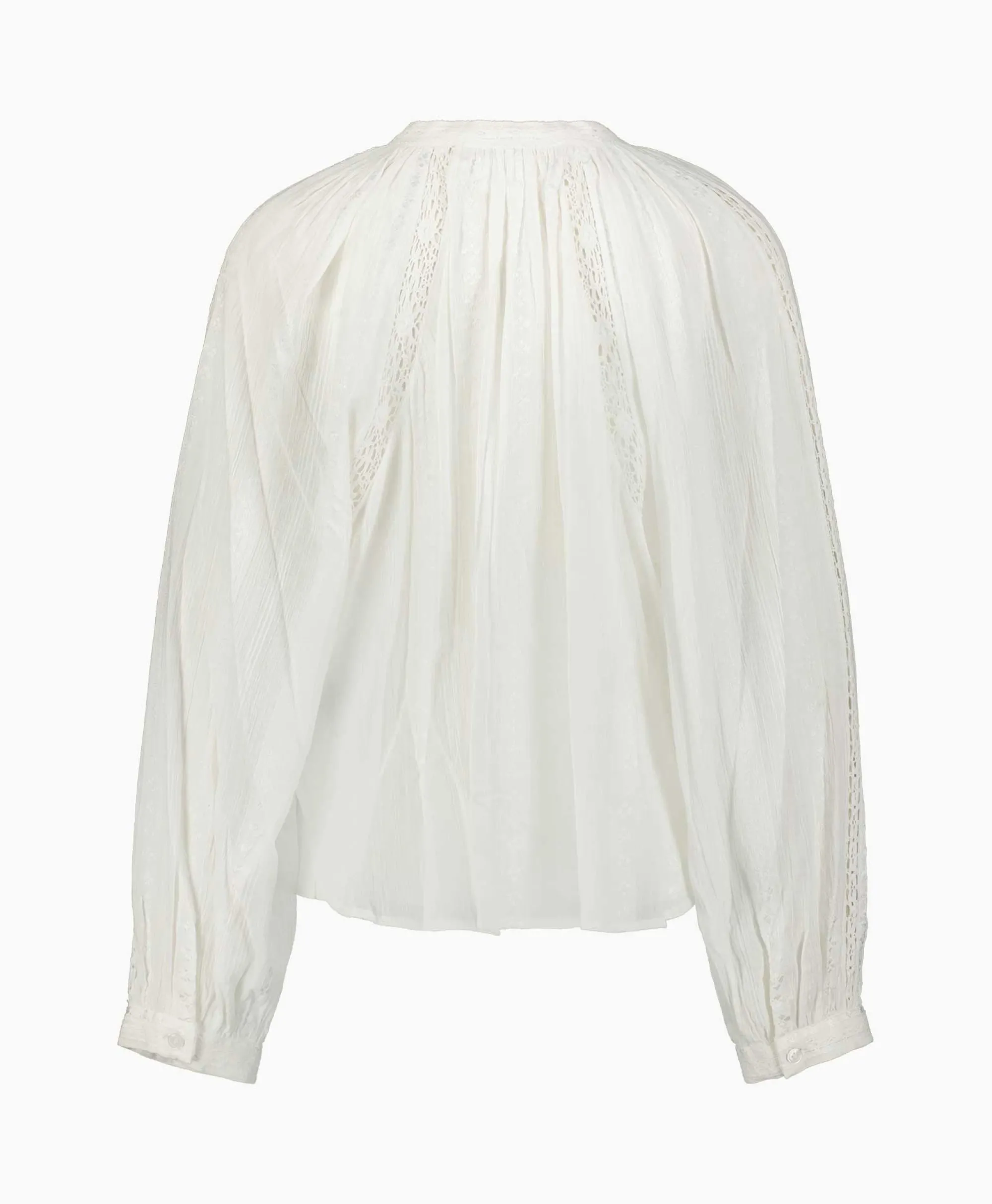 Marant Étoile Marant Etoile Blouse Janelle-Ga Wit*Dames Blouses