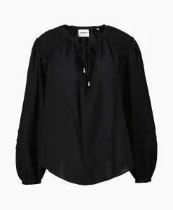 Marant Étoile Marant Etoile Blouse Lamaya-Gb Zwart*Dames Blouses