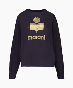 Marant Étoile Marant Etoile Longsleeve Klowia-Ga Zwart*Dames T-Shirts & Tops