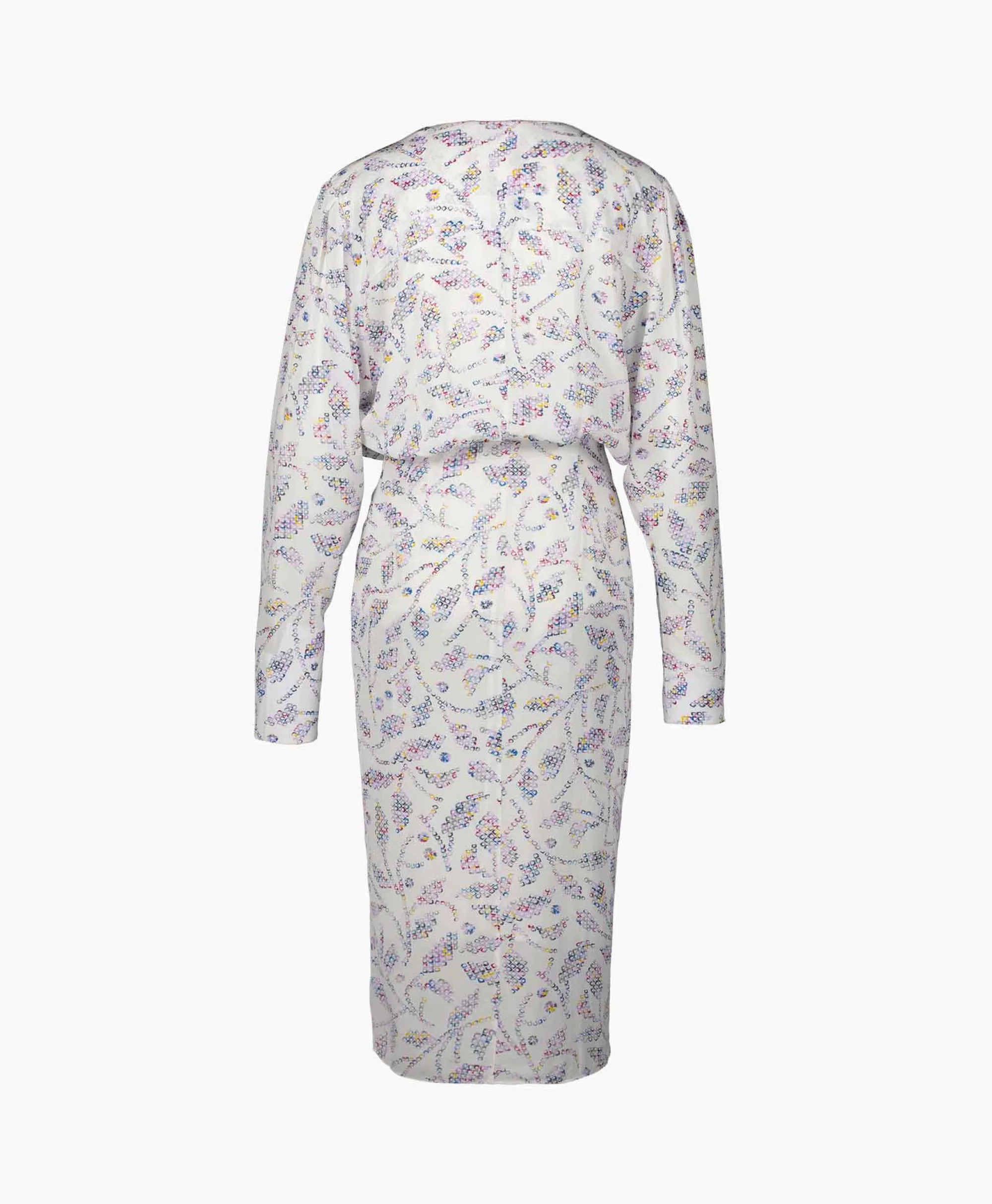 Marant Étoile Marant Etoile Midi Jurk Danalia-Ga Ecru*Dames Jurken