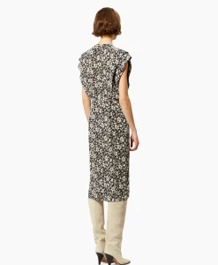 Marant Étoile Marant Etoile Midi Jurk Epolia-Gc Zwart*Dames Jurken