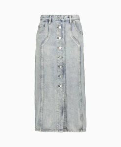 Marant Étoile Marant Etoile Midi Rok Vandy-Ga Blauw*Dames Rokken
