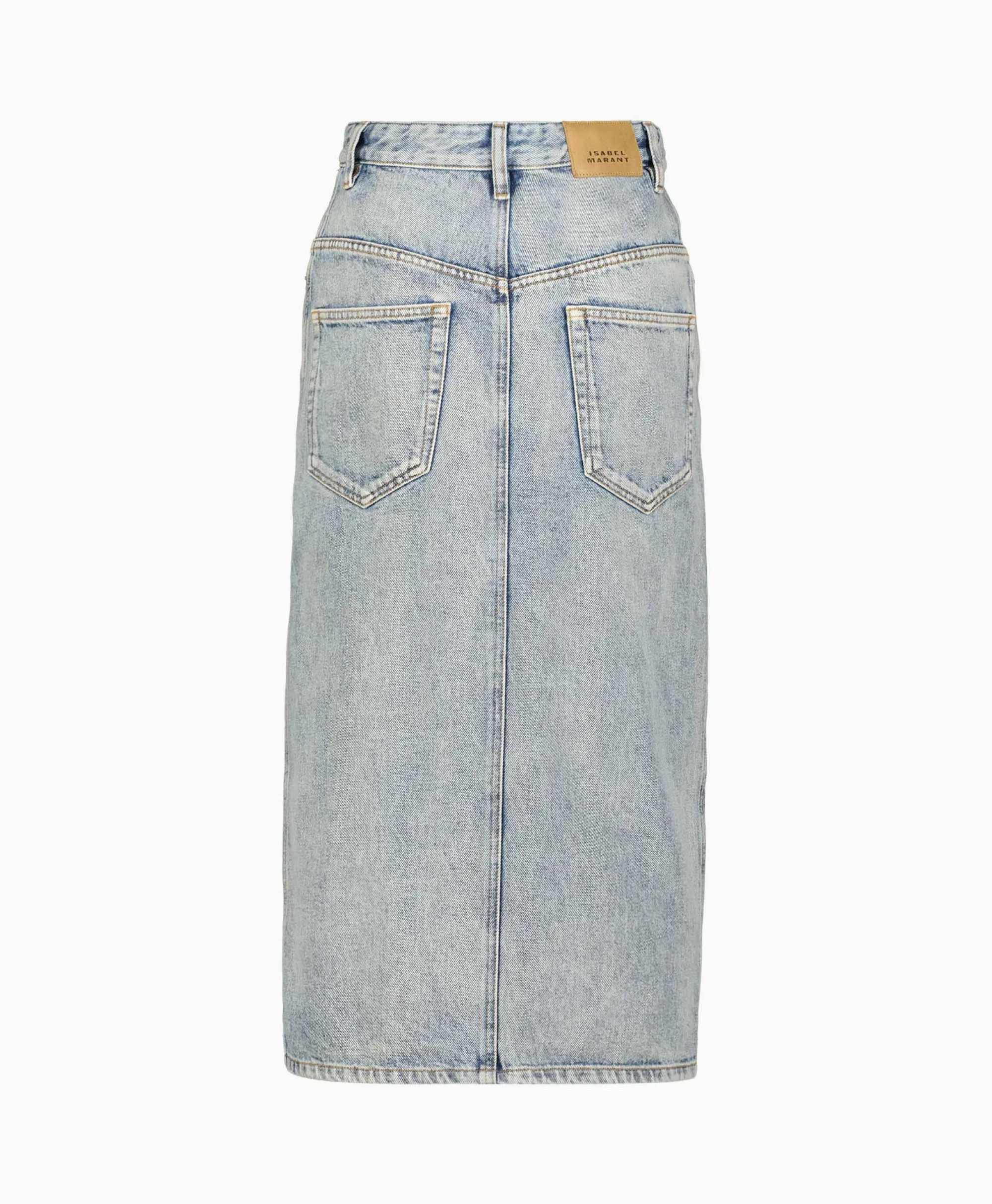 Marant Étoile Marant Etoile Midi Rok Vandy-Ga Blauw*Dames Rokken