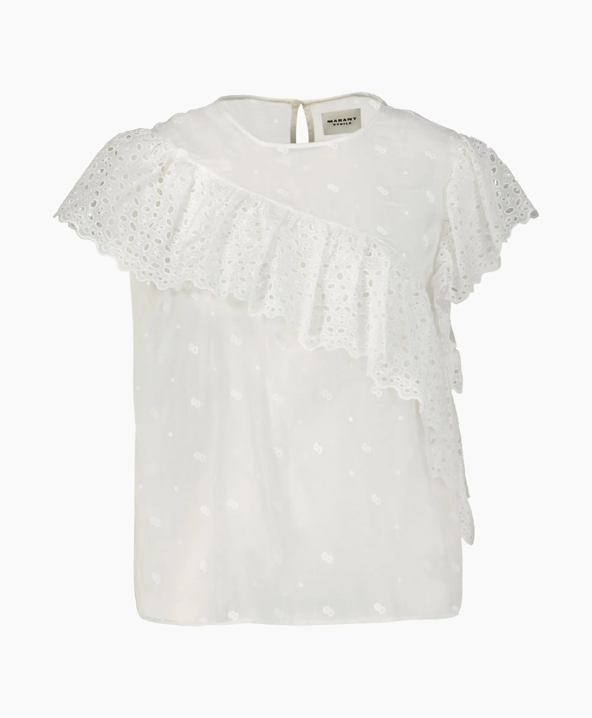 Marant Étoile Marant Etoile Top Sorani-Gc Wit*Dames T-Shirts & Tops