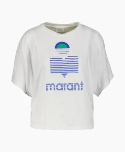 Marant Étoile Marant Etoile T-Shirt Korte Mouw Kyanza-Gc Wit*Dames T-Shirts & Tops