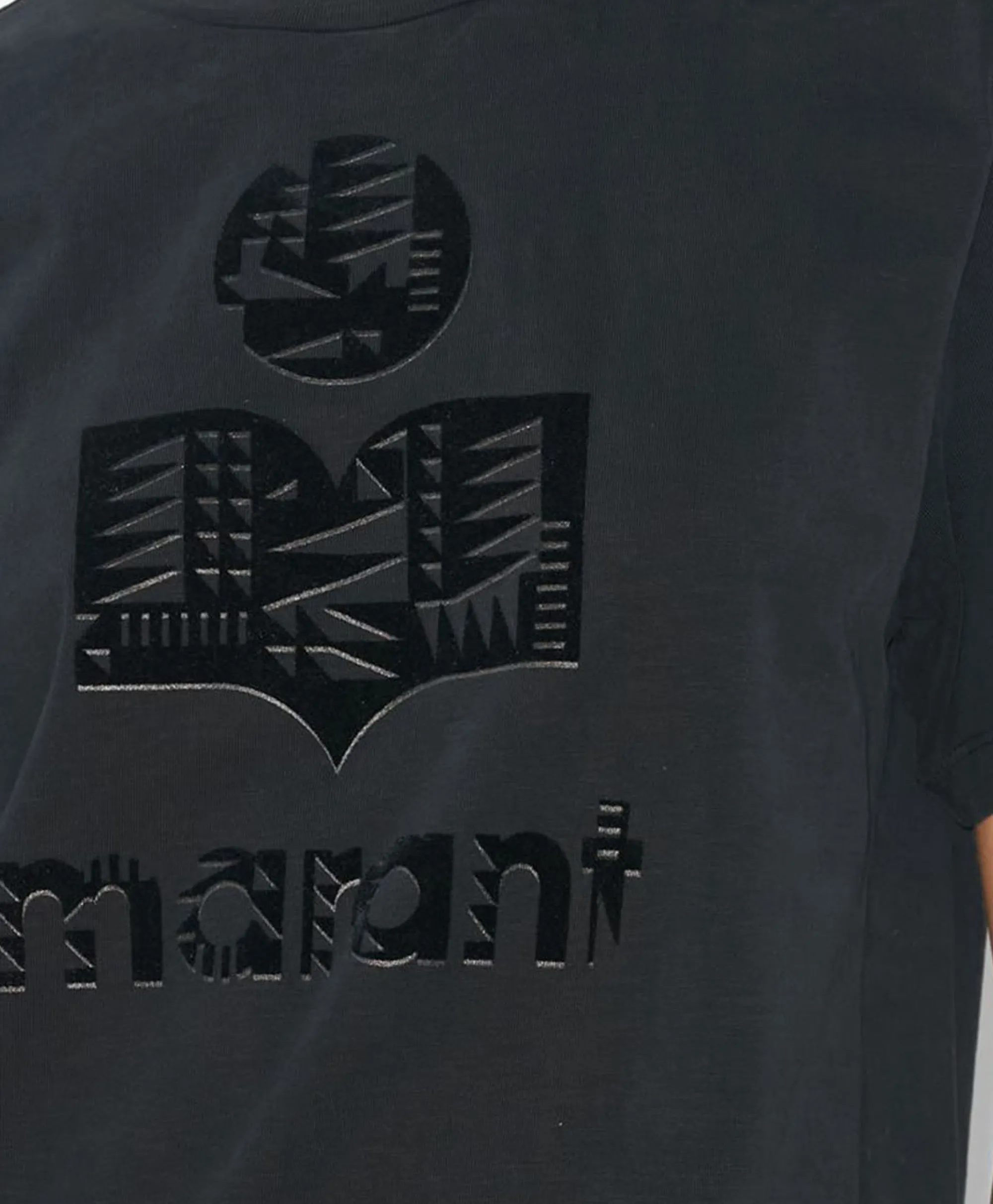 Marant Étoile Marant Etoile T-Shirt Korte Mouw Zewel-Ga Zwart*Dames T-Shirts & Tops