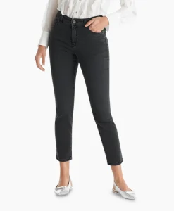 Marc Cain Pants Jeans +P 82.01 D14 Donker Grijs*Dames Broeken