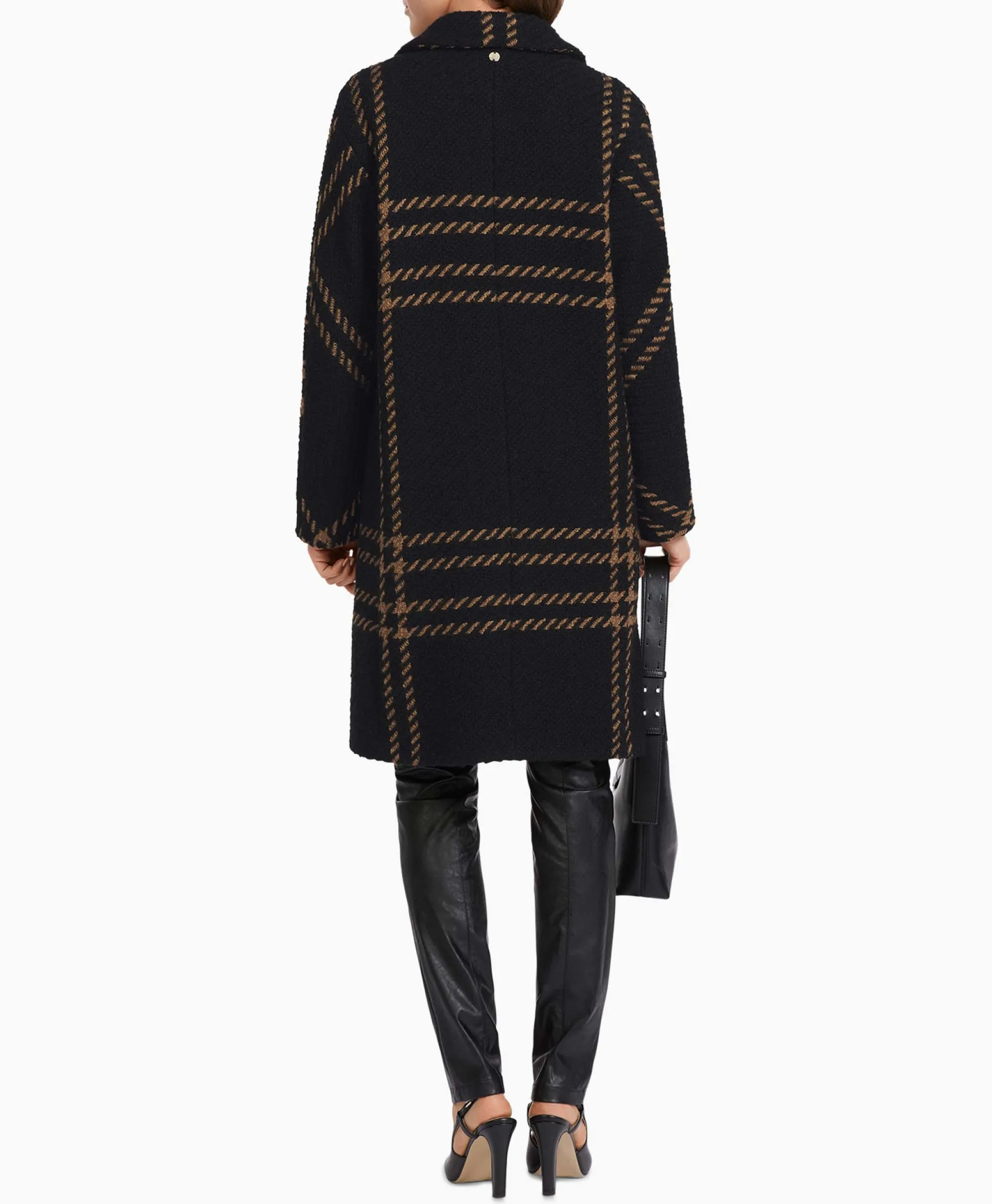 Marccain Additions Coat Va 11.04 W11 Zwart*Dames Jassen