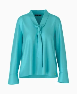 Marccain Collectie Blouse Wc 51.17 W08 Turquoise*Dames Blouses