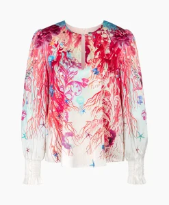 Marccain Collectie Blouse Wc 51.47 W89 Zalm*Dames Blouses