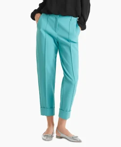 Marccain Collectie Broek Wc 81.13 W22 Turquoise*Dames Broeken