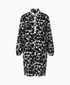 Marccain Collectie Jurk Wc 21.19 W13 Zwart*Dames Bruiloftskleding