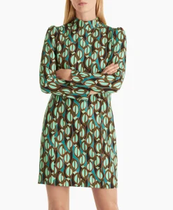 Marccain Collectie Jurk Wc 21.04 J01 Groen*Dames Bruiloftskleding