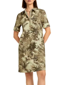 Marccain Collectie Mini Jurk Uc 21.26 J22 Donker Groen*Dames Bruiloftskleding