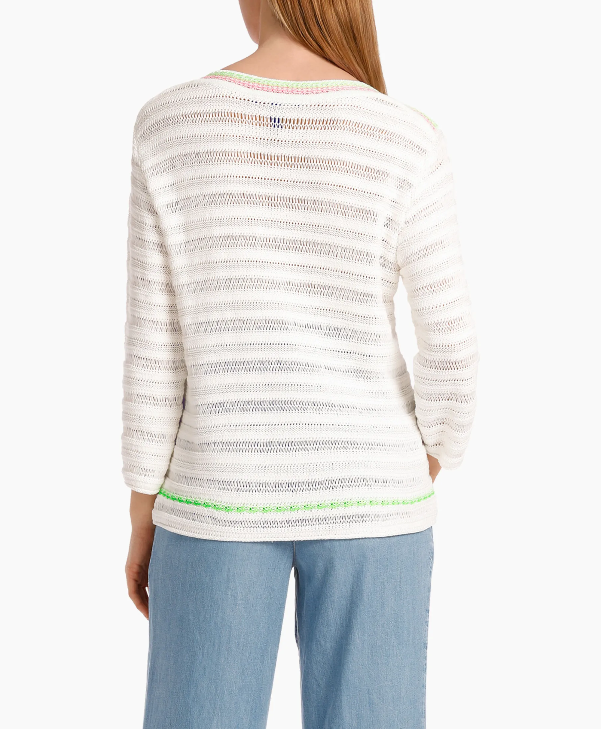 Marccain Collectie Pullover Wc 41.45 M46 Off White*Dames T-Shirts & Tops