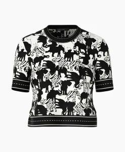 Marccain Collectie Pullover Wc 41.10 M03 Print + 2 Kleurig*Dames Truien