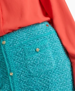Marccain Collectie Rok Wc 71.01 M01 Turquoise*Dames Rokken