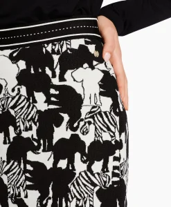 Marccain Collectie Rok Wc 71.02 M03 Print + 2 Kleurig*Dames Rokken