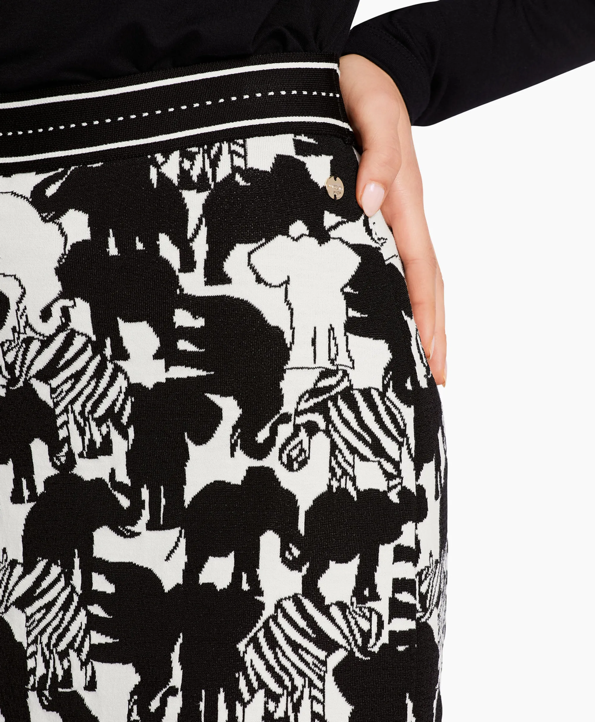 Marccain Collectie Rok Wc 71.02 M03 Print + 2 Kleurig*Dames Rokken