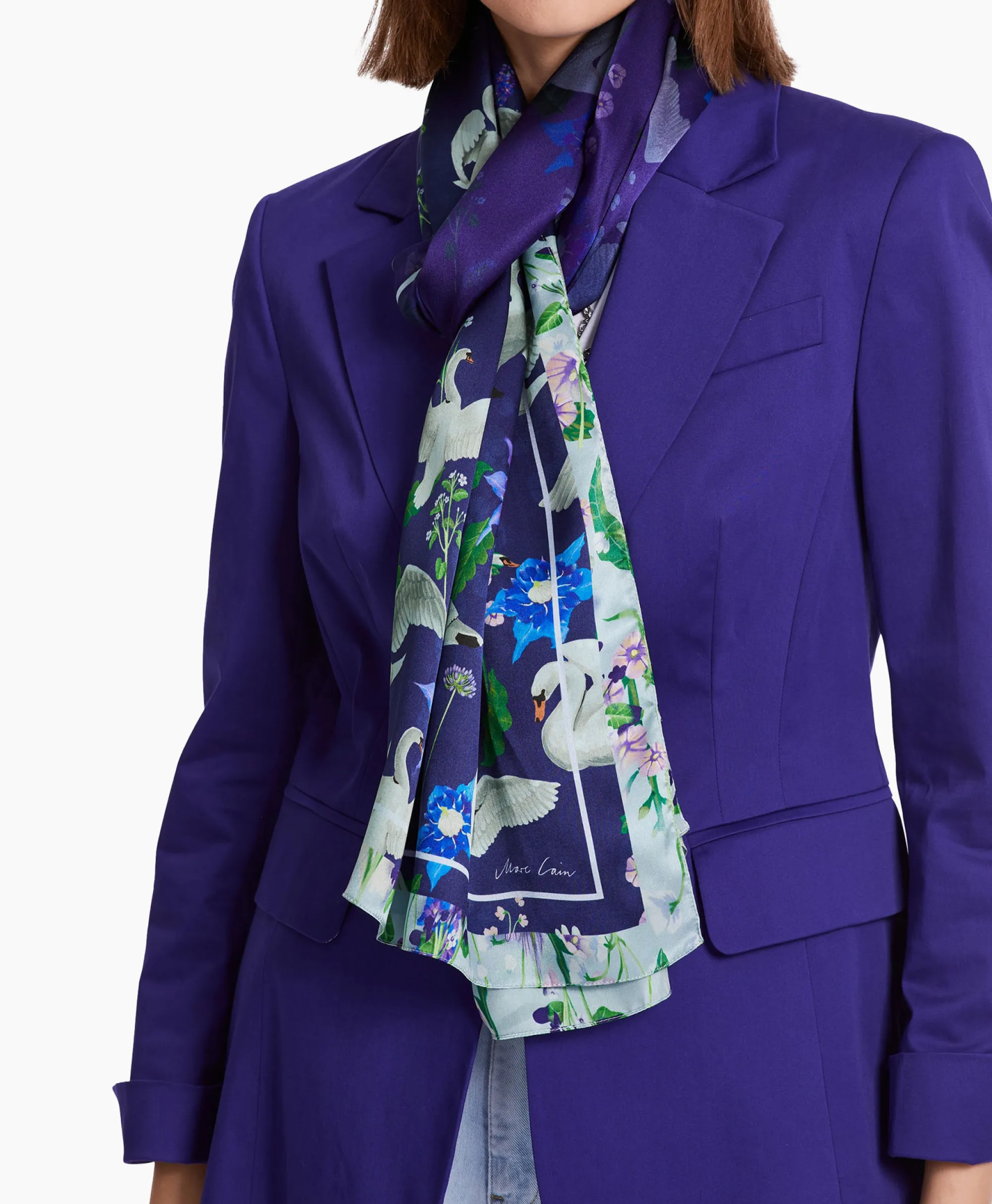 Marccain Collectie Shawl Wc B4.15 Z20 Paars*Dames Sjaals