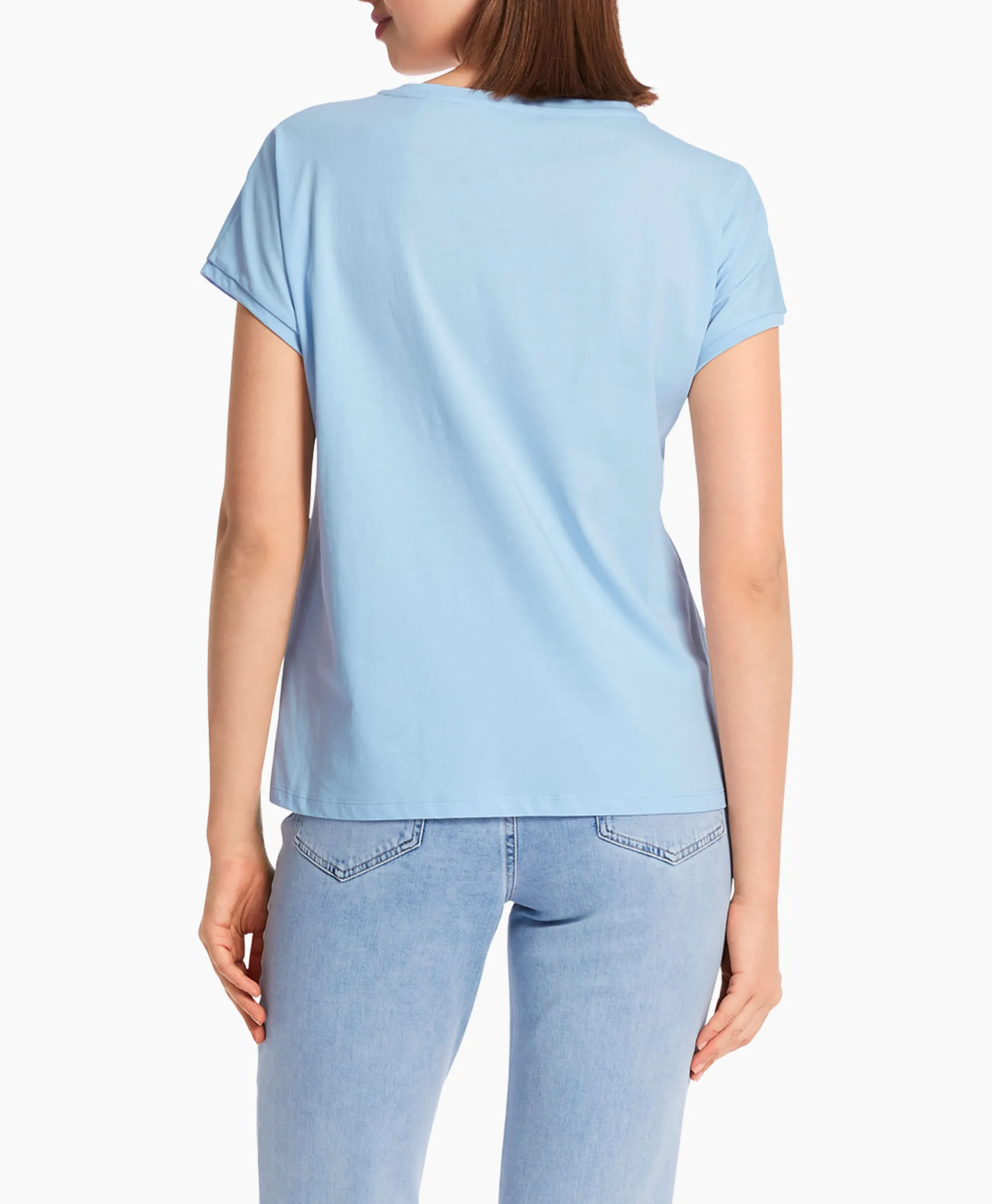 Marccain Collectie T-Shirt Wc 48.46 J36 Licht Blauw*Dames T-Shirts & Tops
